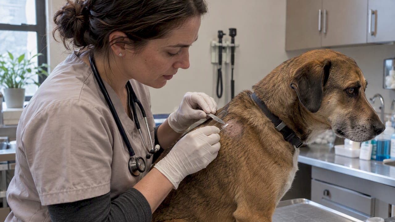 Dog Owners: Demodex in Dogs: Treat Until Two Negative Scrapings
