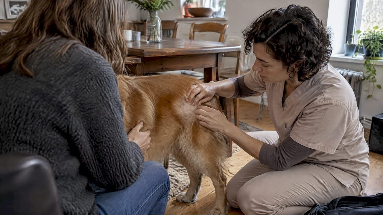 Dog Itchy Skin: Fear Free Vet Diagnosis at Home or in Clinic